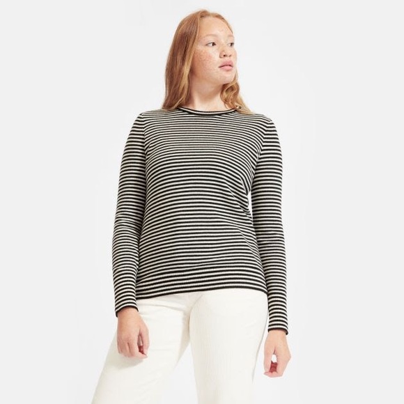 Everlane Sweaters - Everlane Cashmere Crew Stripe sweater S